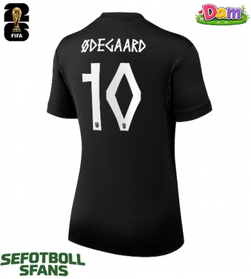 Norge Martin Odegaard #10 Bortatröja Kvinnor VM 2026 Kortärmad